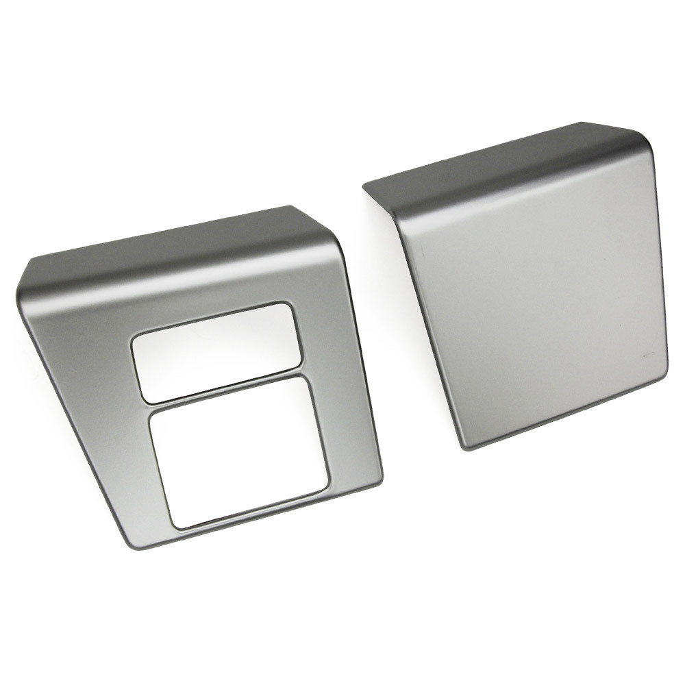 アルファード/ヴェルファイア40系 フロント ドアスイッチパネル パワーウィンドウパネルカバー サテンシルバー 2P Tokutoyo拍卖