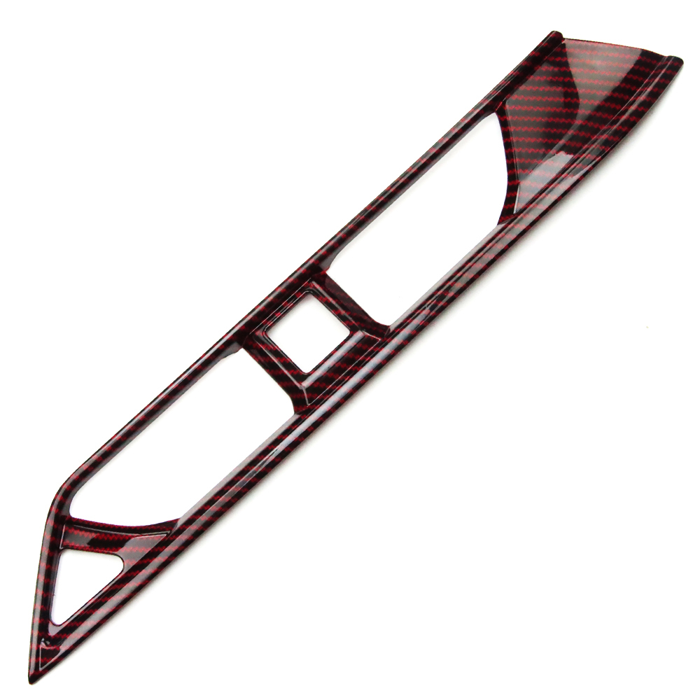 スズキ スイフト ZD系 ZC系 センター エアコン吹出し口ガーニッシュ インテリアパネル カーボン調レッド Tokutoyo拍卖