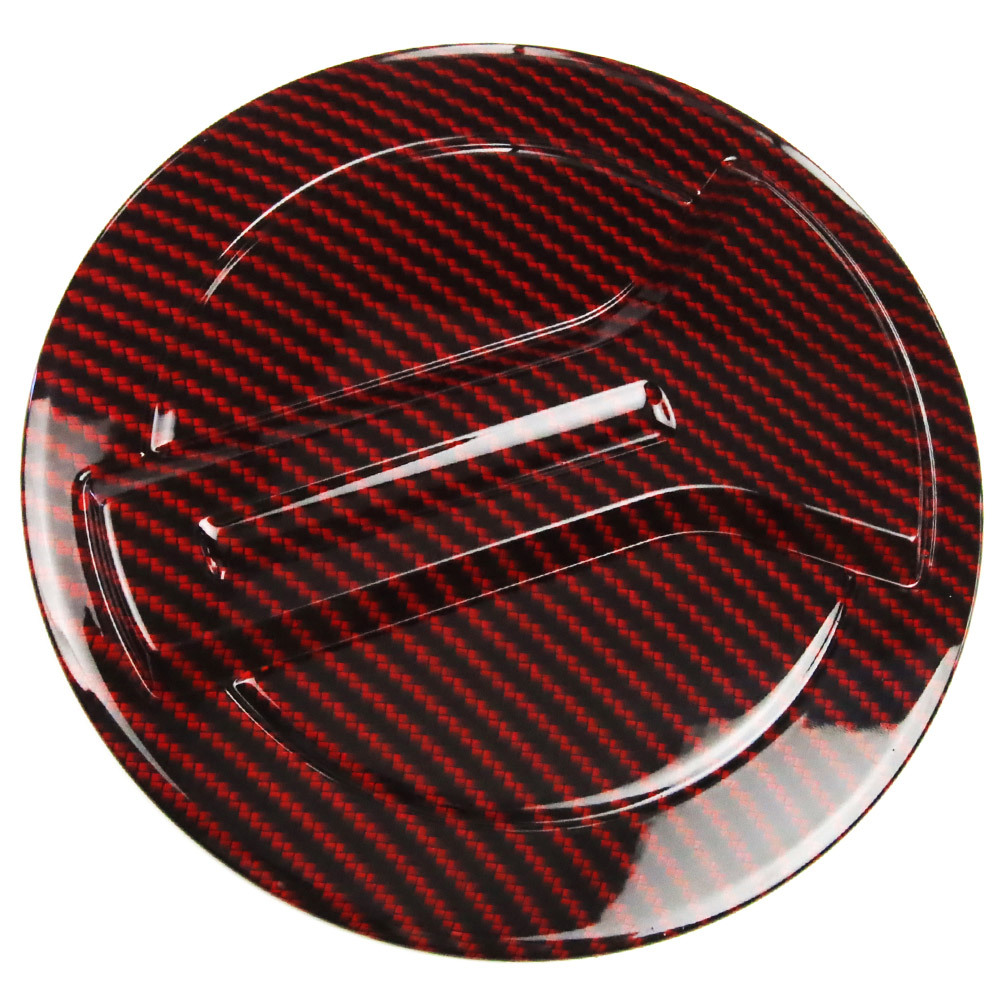 スズキ スイフト ZD系 ZC系 タンクカバー 給油口 ガソリン フューエルリッド ガーニッシュ レッドカーボン調 Tokutoyo拍卖