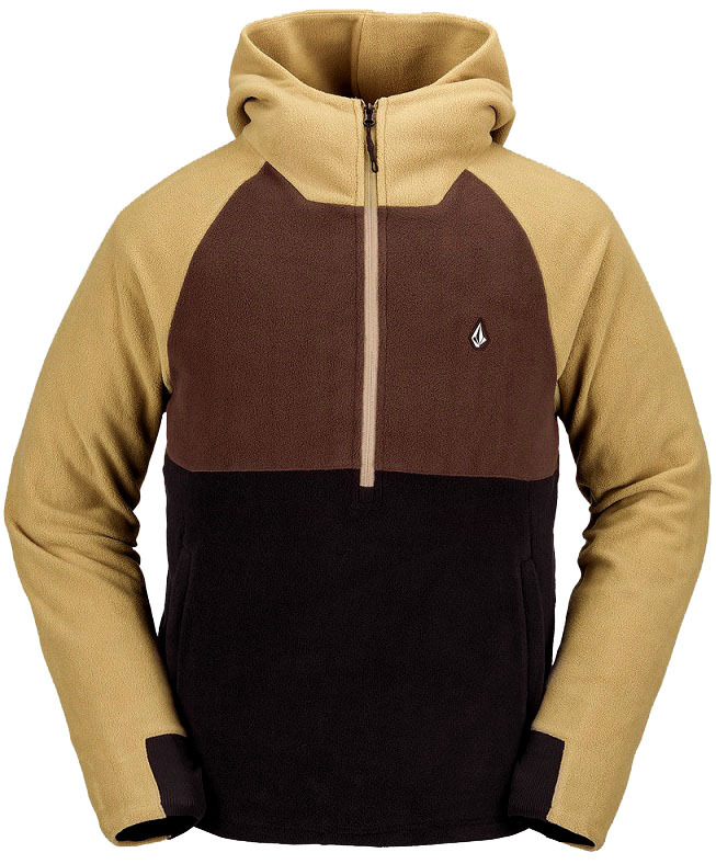 Volcom (ボルコム) ポーラーフリース ハーフ ジップ パーカー M,Lサイズ G4152401 ジップパーカー スウェット スウェット フード付き拍卖