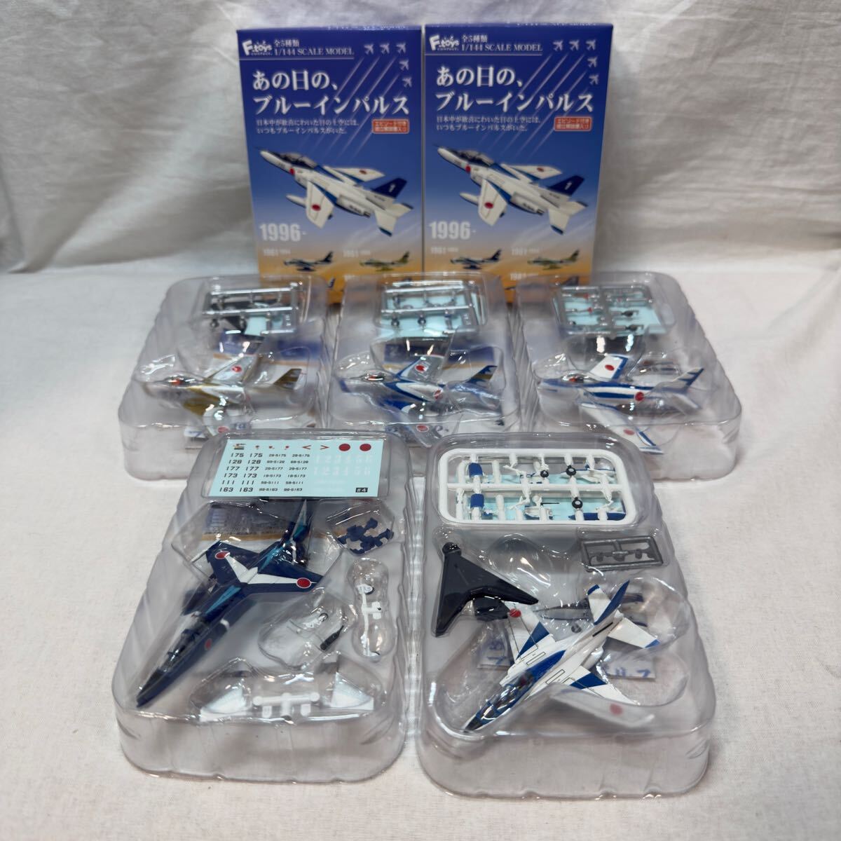 送料無料 未使用品 あの日のブルーインパルス 全5種セット ☆ F-toys エフトイズ 航空自衛隊 食玩 プラモデル F-86F T-2 T-4拍卖