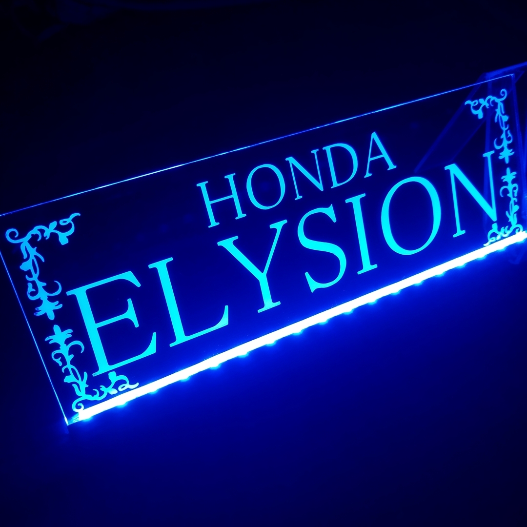 エリシオン③ フルカラーLED アクリルプレート リモコン付き ホンダ HONDA プレステージ カスタム ライト パーツ RR1 RR2 RR3 RR4 RR5 RR6拍卖