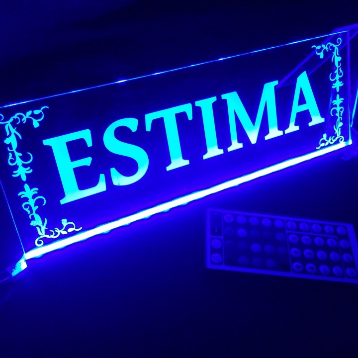 エスティマ① フルカラーLED アクリルプレート トヨタ TOYOTA カスタム ライト パーツ ACR50 ACR55 GSR55 GSR50 TCR10 TCR20 TCR21 TCR11拍卖