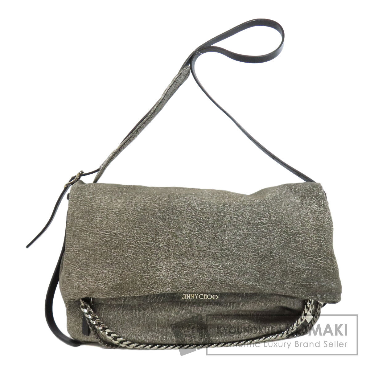 Jimmy Choo ジミーチュウ バイカーチェーン トートバッグ レザー レディース 中古拍卖