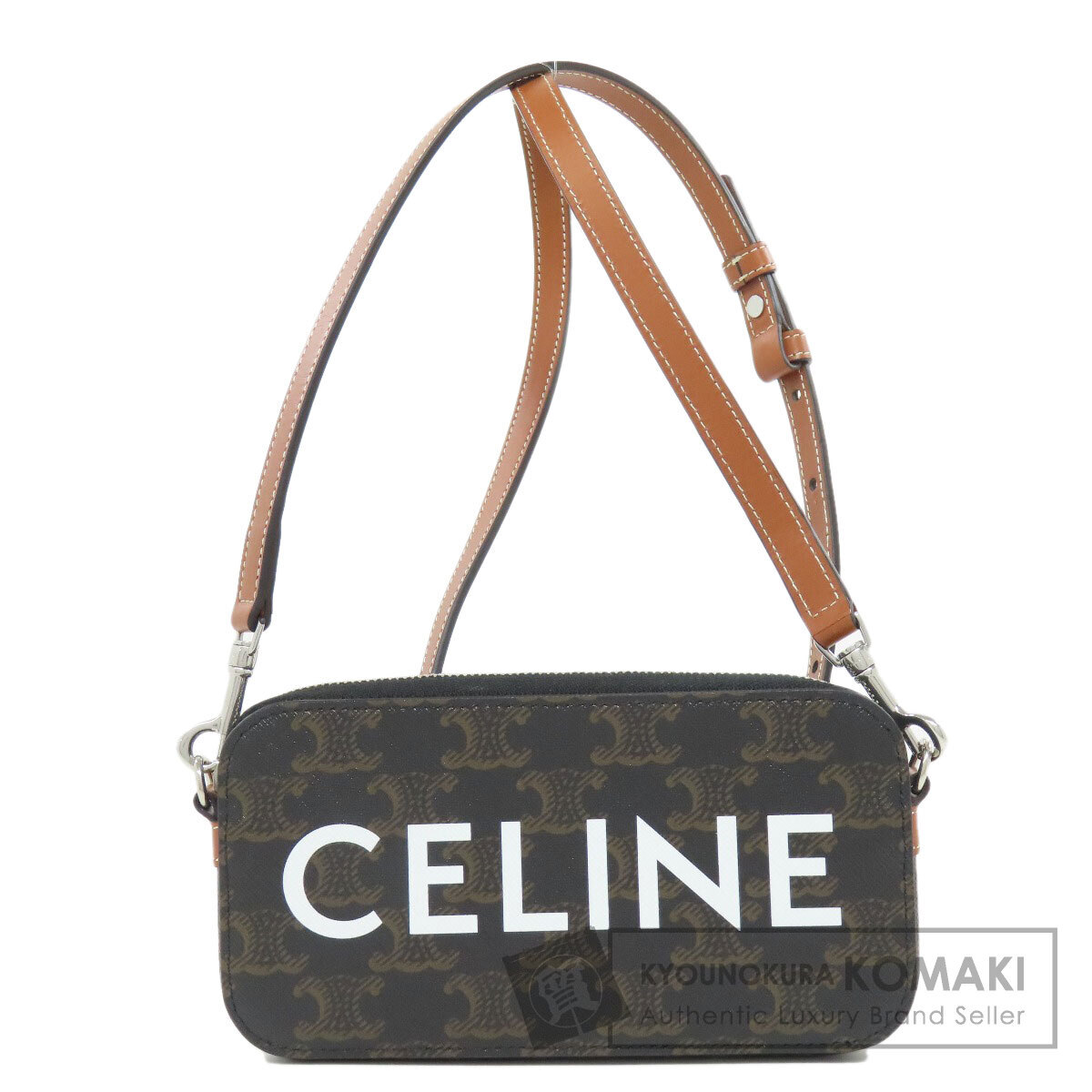 CELINE セリーヌ トリオンフ ショルダーバッグ PVC レディース 中古拍卖