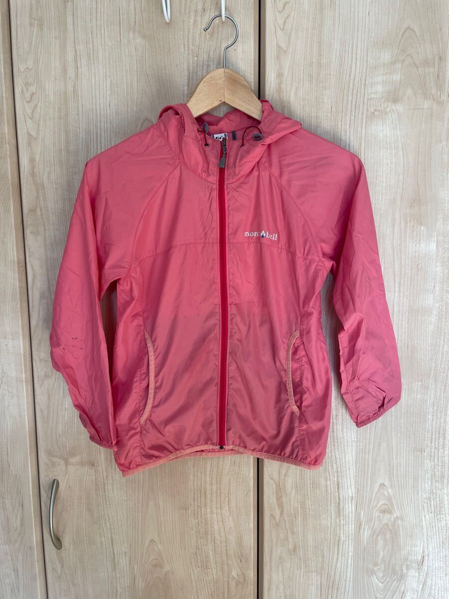 ★ モンベル mont-bell マウンテンパーカー ウインドブレーカーキッズ アウトドア★拍卖