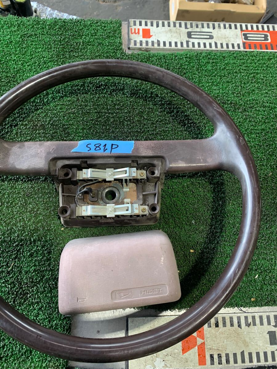 ステアリングホイール ハンドル インフレーター無し ハイゼット S81P拍卖