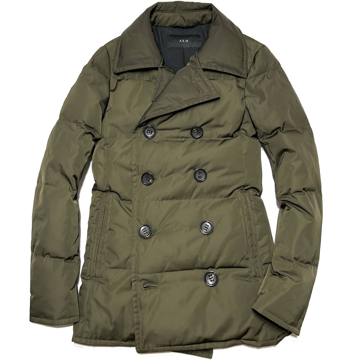 LEON掲載 定価15万 AKM POLYESTER TWILL DOWN P COAT サイズS ポリエステルツイルダウンPコート 1piu wjk ジュンハシモト拍卖