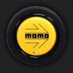 【レターパックプラス620】【MOMO(モモ)正規品】 ホーンボタン モモイエロー 【HB-03】拍卖