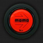 【レターパックプラス620】【MOMO(モモ)正規品】 ホーンボタン モモレッド 【HB-04】拍卖