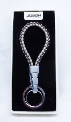 【ゆうパケット350】サンキ 織キーホルダー ブラウン/ダークブラウン【SK1096】拍卖