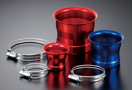 【レターパックプラス620】JURAN エアダクトファンネル 75φ ブルー【355812】拍卖