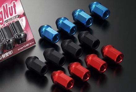 【レターパックプラス620】JURAN 【330758】レーシングナット 袋タイプM12xP1.25 レッド拍卖