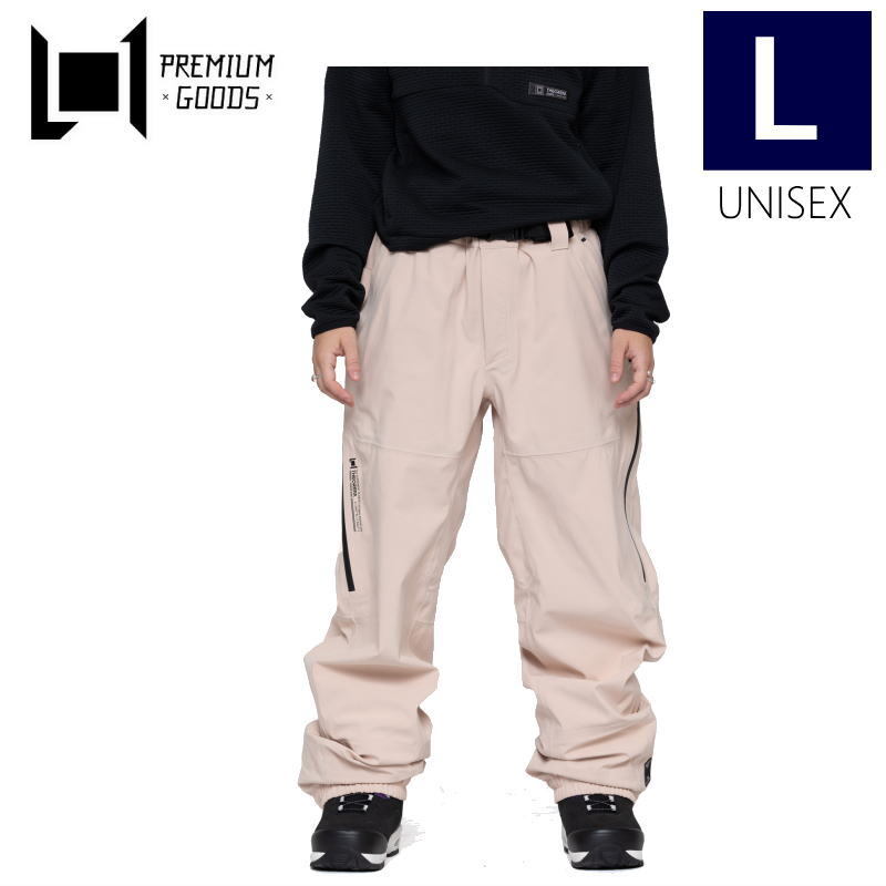 ● L1 AXIAL PNT ALMOST APRICOT Lサイズ メンズ レディース ユニセックス スノーボード スキー パンツ PANT 23-24 日本正規品拍卖