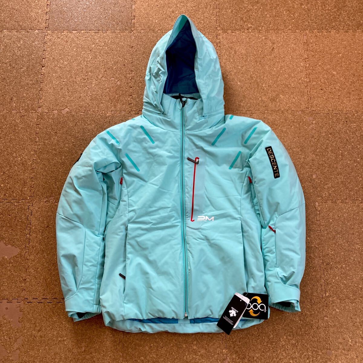 【未使用】デサント DESCENTE SIO ダウンジャケット スキーウェア スキー スノボジャケット スノボ スノーボード Sサイズ メンズ 青拍卖
