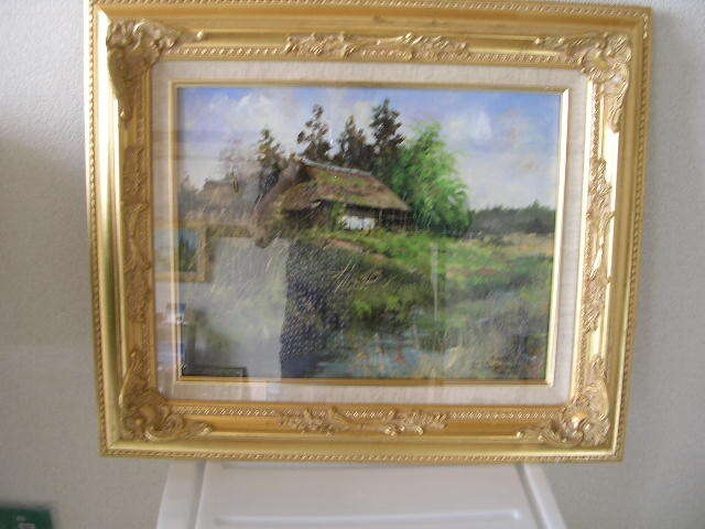 吉田栄一 「武蔵野」 6号 油彩真作肉筆画拍卖