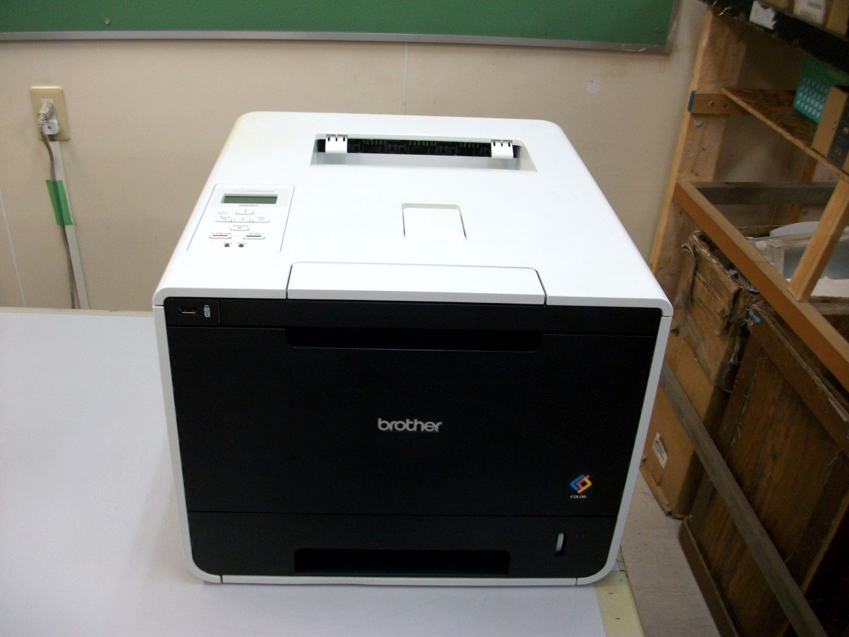 ★ジャンク 中古カラーレーザープリンタ / Brother HL-L8250CDN /自動両面印刷対応/ 残量不明トナー・ドラム付き★拍卖