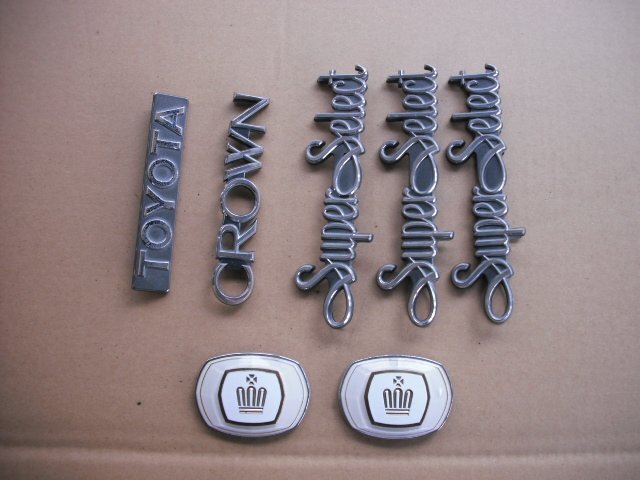 『B234』GS131,1G-GZE,クラウン,スーパーチャージャー,スーパーセレクト Super Select Crown エンブレム セット,fカゴ袋拍卖