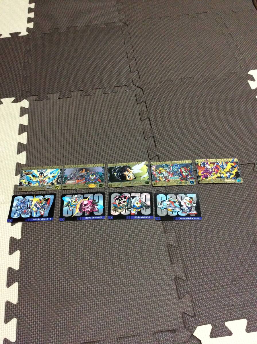 9枚 SD ガンダム カードダス カード トレカ ヒストリーカード 外伝 ナイトガンダム物語 円卓の騎士 鎧闘神戦記 ジークジオン拍卖