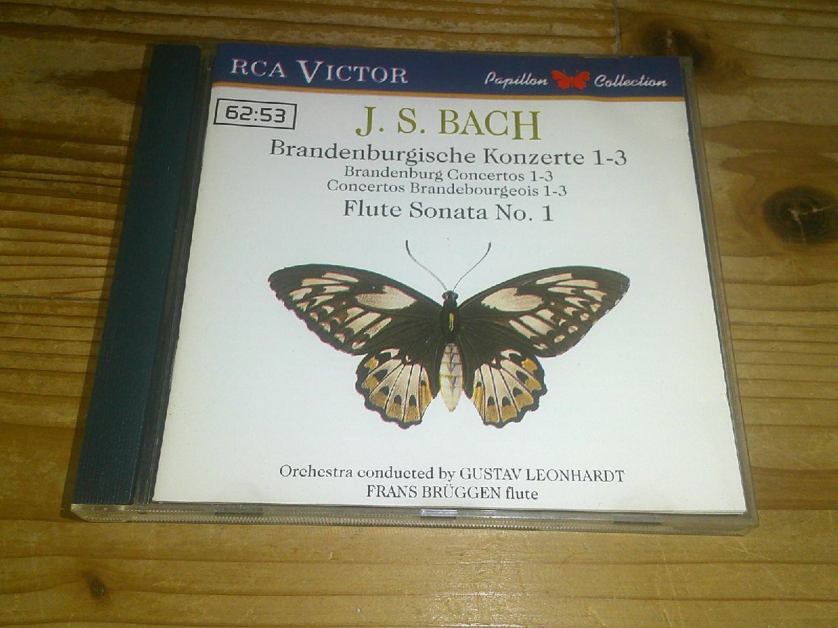 CD:J.S.BACH BRANDENBURGISCHE KONZERTE 1-3 GUSTAV LEONHARDT FRANS BRUGGEN バッハ グスタフ・レオンハルト フランス・ブリュッヘン拍卖
