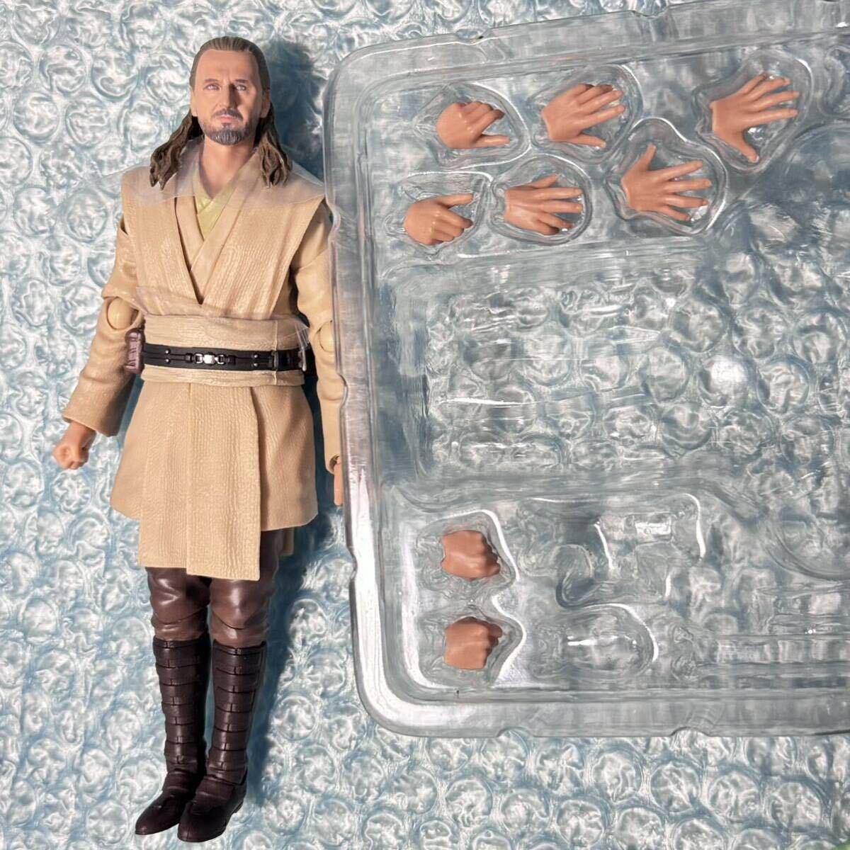 画像のセット S.H.フィギュアーツ クワイ=ガン・ジン(STAR WARS: The Phantom Menace) 約150mm スターウォーズ S.H.Figuarts バンダイ拍卖