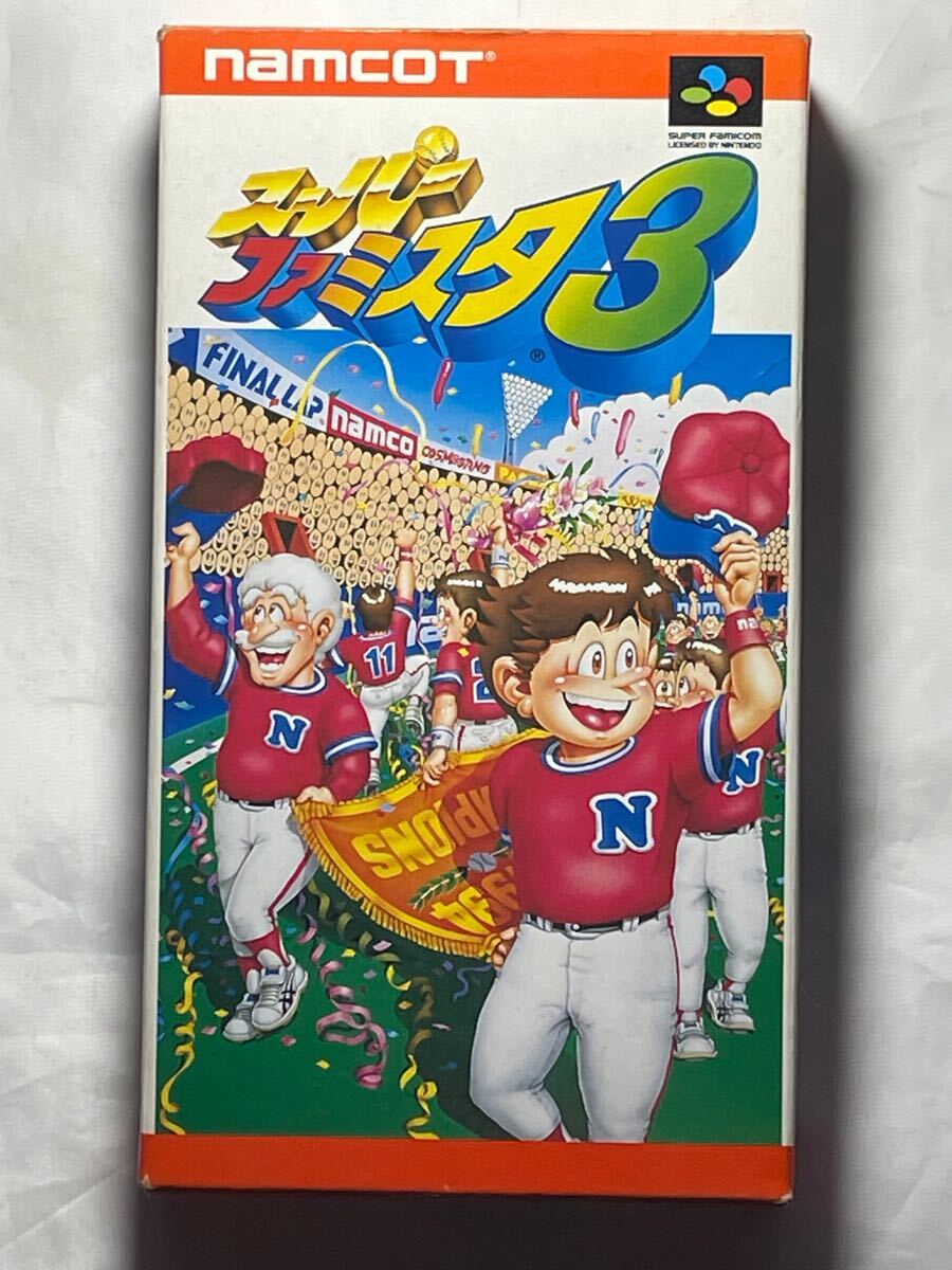 スーパーファミコンソフト「スーパーファミスタ3」箱・説明書付き拍卖
