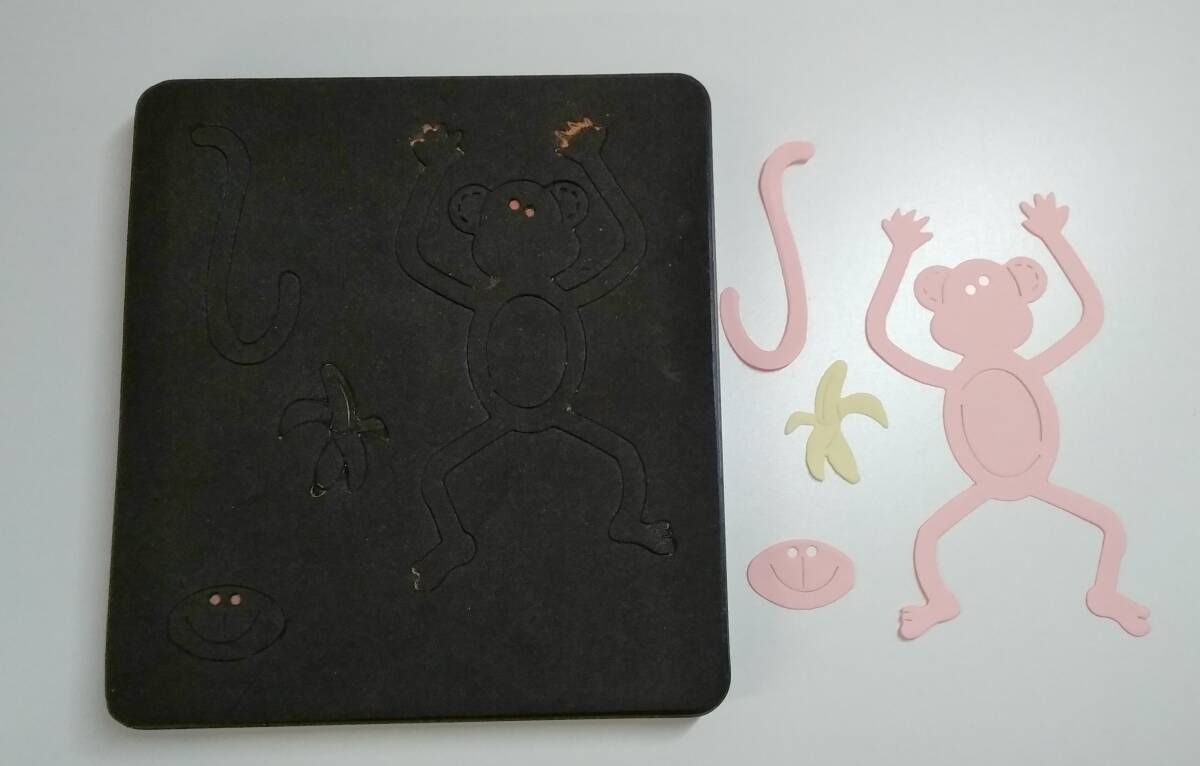 【CF-0098】入手困難/Sizzix/シジックス/ダイ/フレーム/Monkey/モンキー/猿/サル/動物/スクラップブッキング/中古品(SH)拍卖