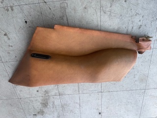 ■希少 茶革 ポルシェ930 911 リアシート サイドカバー porsche 内装 右後ろ拍卖