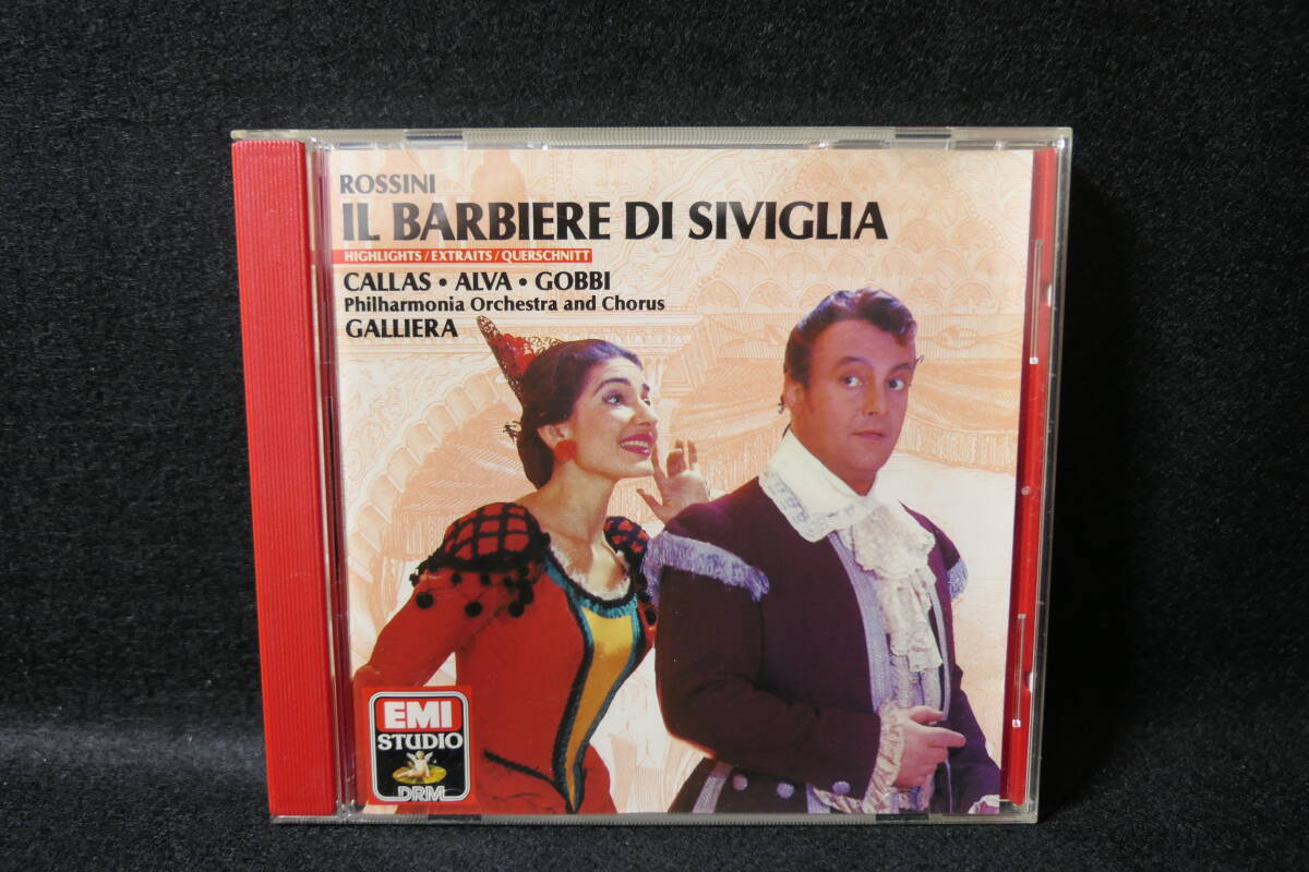 【中古CD】ROSSINI : IL BARBIERE DI SIVIGLIA / HIGHLIGHTS EXTRAITS / CALLAS ALVA GOBBI GALLIERA / 7777630762 / CDM 7 63076 2 拍卖