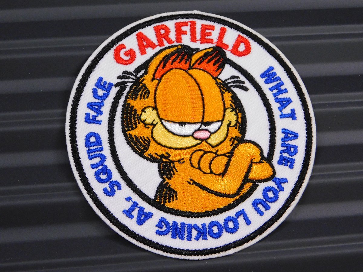 ◆送料\110◆【GARFIELD・ガーフィールド⑤】※《アイロン刺繍ワッペン》 アメリカン雑貨 刺繍ワッペン アイロンワッペン拍卖