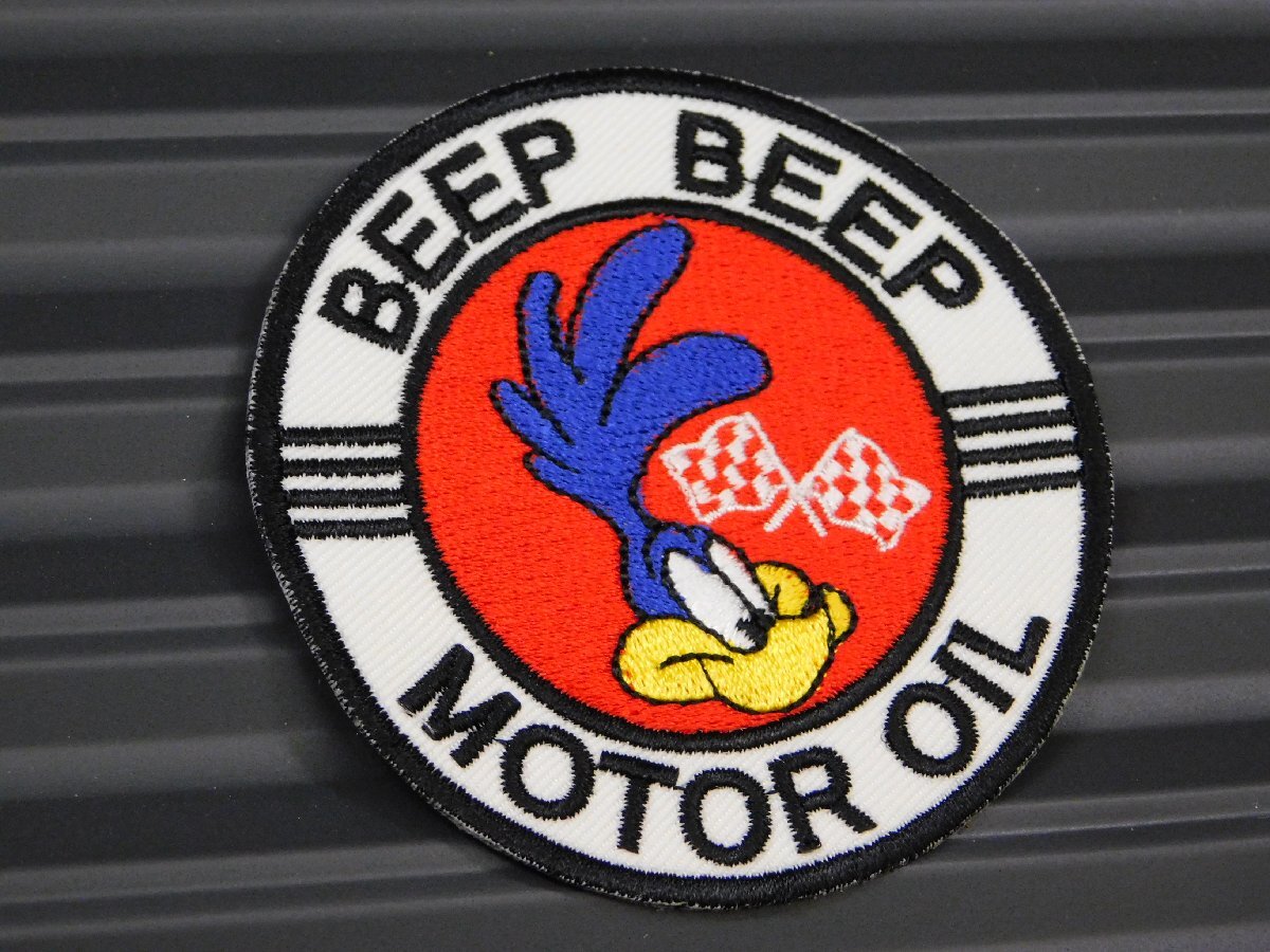 ◆送料\110◆【ロードランナー⑦】※《アイロン刺繍ワッペン》 アメリカン雑貨 刺繍ワッペン アイロンワッペン拍卖