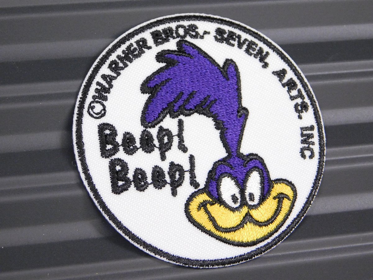 ◆送料\110◆【ロードランナー③】※《アイロン刺繍ワッペン》 アメリカン雑貨 刺繍ワッペン アイロンワッペン拍卖