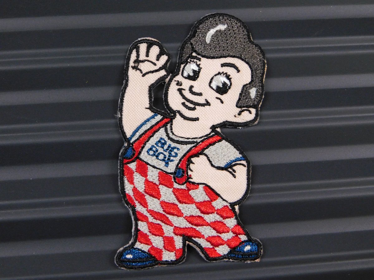 ◆送料\110◆【Big Boy・ビッグボーイ】※《アイロン刺繍ワッペン》 アメリカン雑貨 刺繍ワッペン アイロンワッペン拍卖