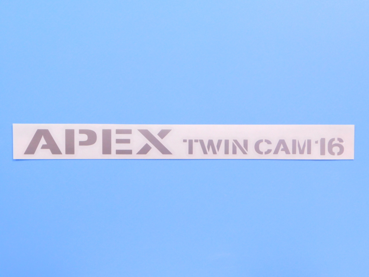 【トランクステッカー・APEX TWIN CAM 16・シルバー】※ AE86 (レビン・トレノ)拍卖