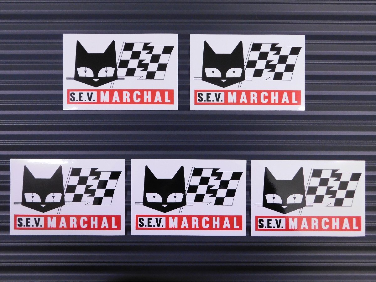 ◆送料\110◆【S.E.V MARCHAL・マーシャル】※《レーシングステッカー/5枚セット》 (品番ms115) アメリカン雑貨 ガレージ拍卖