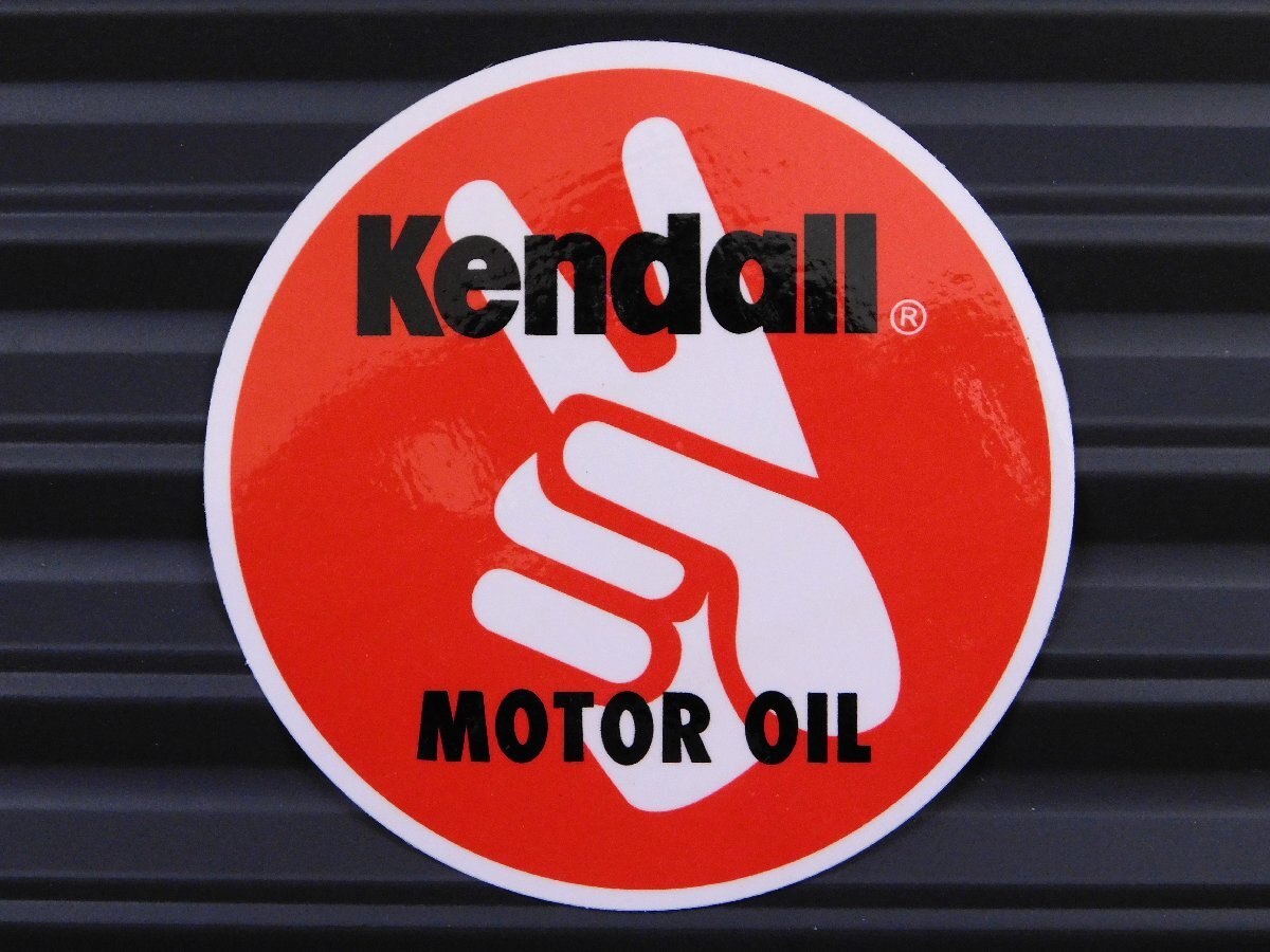 ◆送料\110◆【Kendall MOTOR OIL・ケンドル】※《レーシングステッカー》 (品番ms078) アメリカン雑貨 ガレージ拍卖