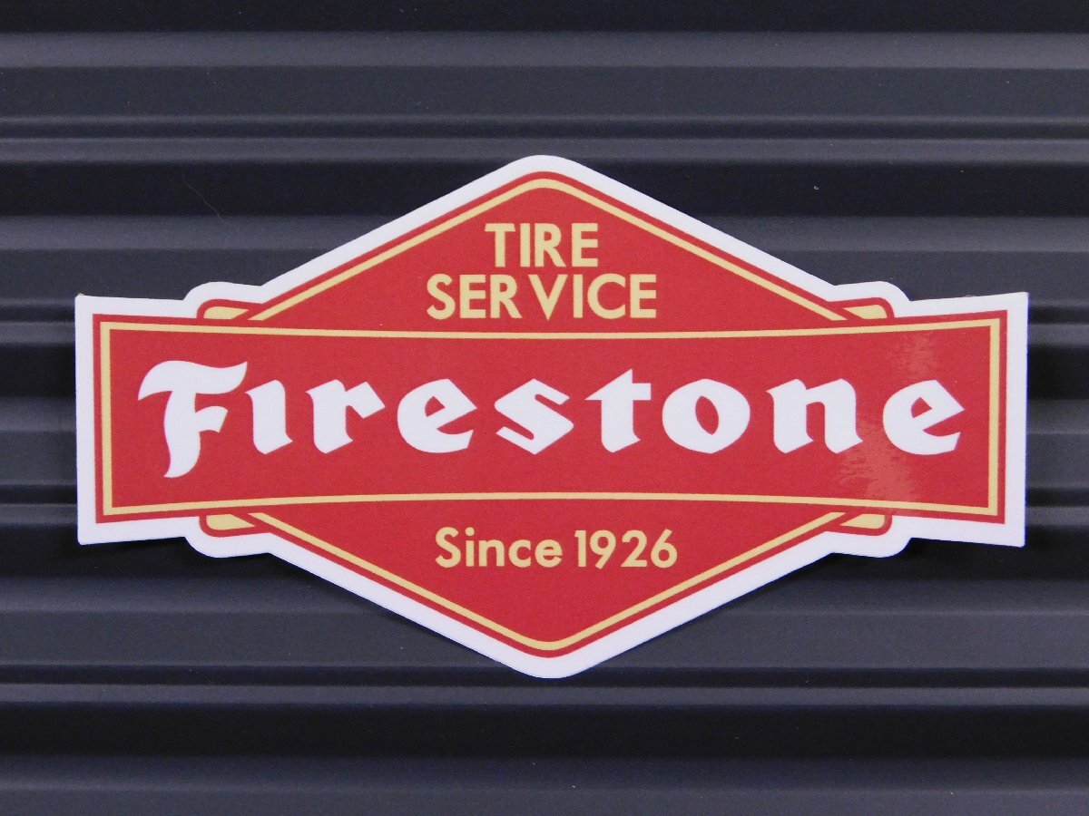 ◆送料\110◆【Firestone 1926・ファイアストン】※《レーシングステッカー》 (品番ms016) アメリカン雑貨 ガレージ拍卖