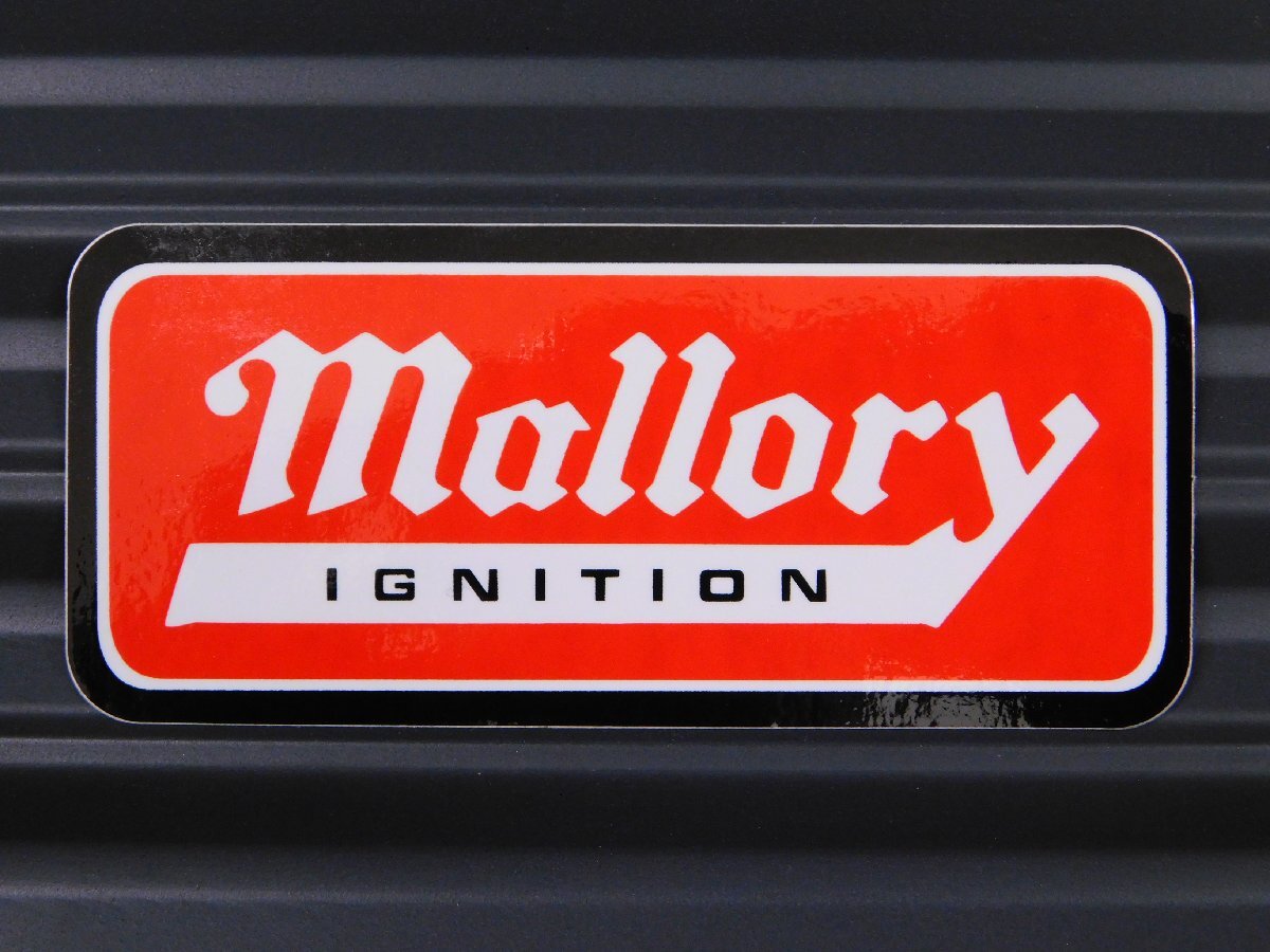 ◆送料\110◆【mallory IGNITION・マロリーイグニッション】※《レーシングステッカー》 (品番ms008) アメリカン雑貨 ガレージ拍卖