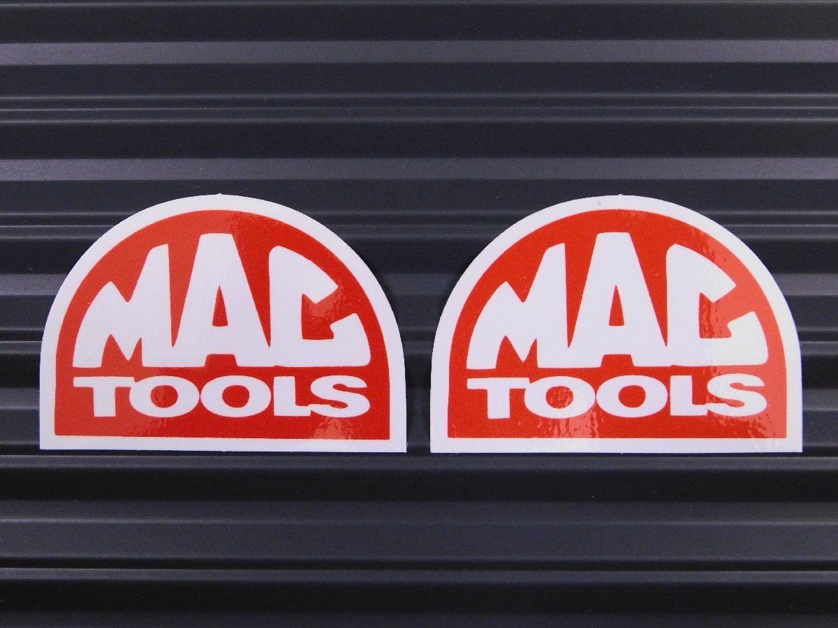 ◆送料\110◆【MAC TOOLS・マックツールズ】※《レーシングステッカー/2枚セット》 (品番ms036) アメリカン雑貨 ガレージ拍卖