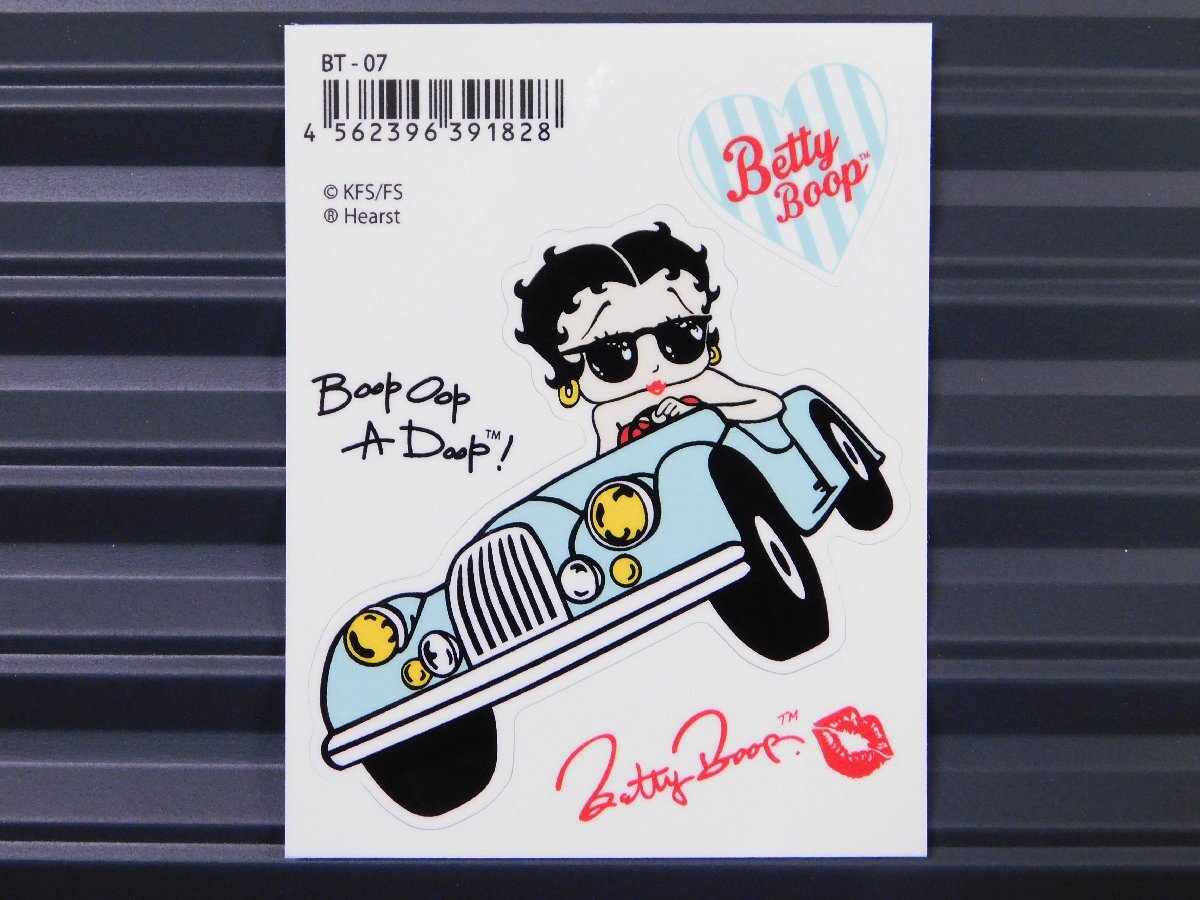 ◆送料\110◆【Betty Boop・ベティちゃん】※《キャラクター ステッカー》 アメリカン雑貨 品番BT-07拍卖