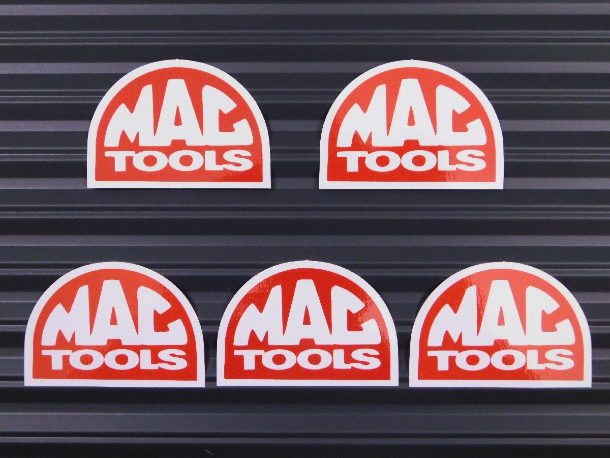 ◆送料\110◆【MAC TOOLS・マックツールズ】※《レーシングステッカー/5枚セット》 (品番ms036) アメリカン雑貨 ガレージ拍卖