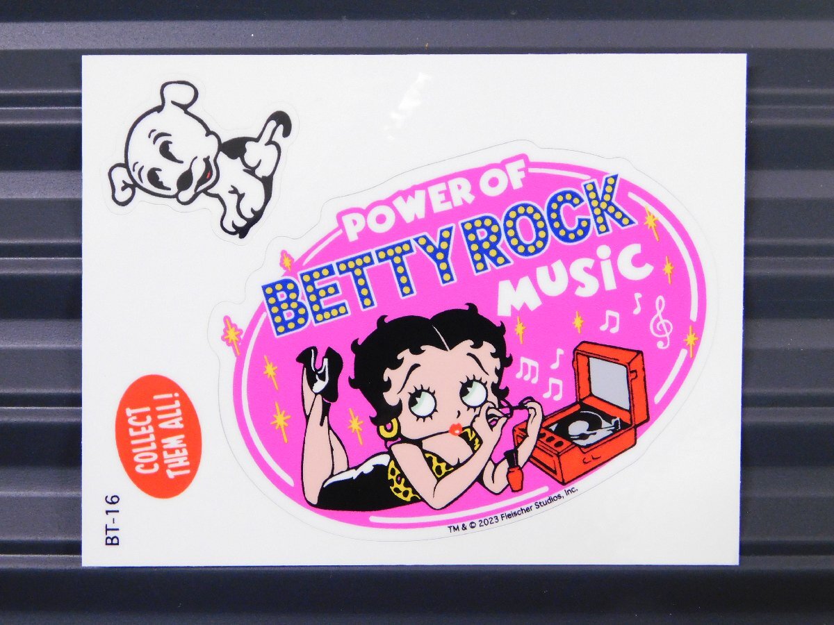 ◆送料\110◆【Betty Boop・ベティちゃん】※《キャラクター ステッカー》 アメリカン雑貨 品番BT-16拍卖