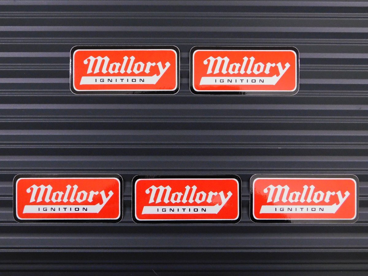 ◆送料\110◆【mallory IGNITION・マロリーイグニッション】※《レーシングステッカー/5枚セット》 (品番ms008) アメリカン雑貨 ガレ拍卖