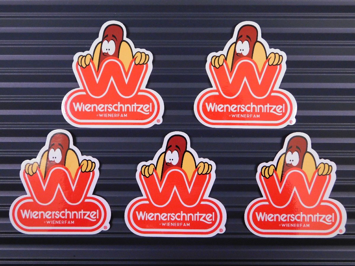 ◆送料\110◆【ウィンナーシュニッツェル】※《キャラクターステッカー/5枚セット》 (品番ms134) アメリカン雑貨 ガレージ拍卖