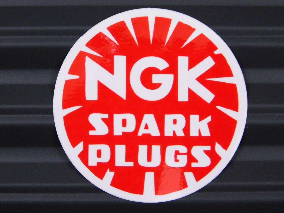 ◆送料\110◆【NGK SPARK PLUGS】※《レーシングステッカー》 (品番ms020) アメリカン雑貨 ガレージ拍卖