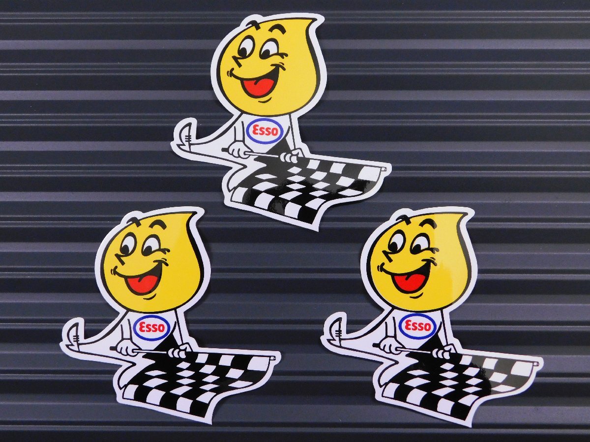 ◆送料\110◆【ESSOBOY・エッソボーイ】※《レーシングステッカー/3枚セット》 (品番ms143) アメリカン雑貨 ガレージ拍卖