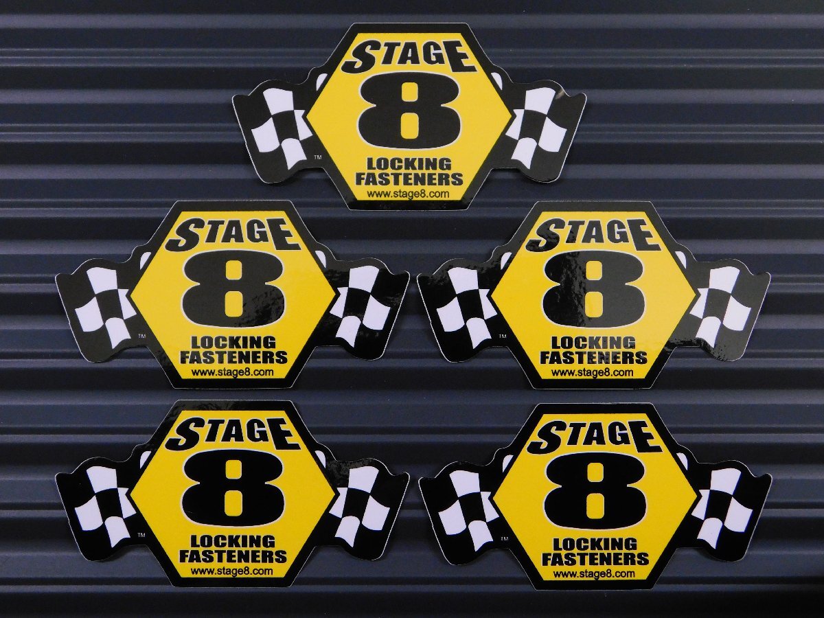 ◆送料\110◆【STAGE 8・ボルト&ナットメーカー】※《レーシングステッカー/5枚セット》 (品番ms067) アメリカン雑貨 拍卖