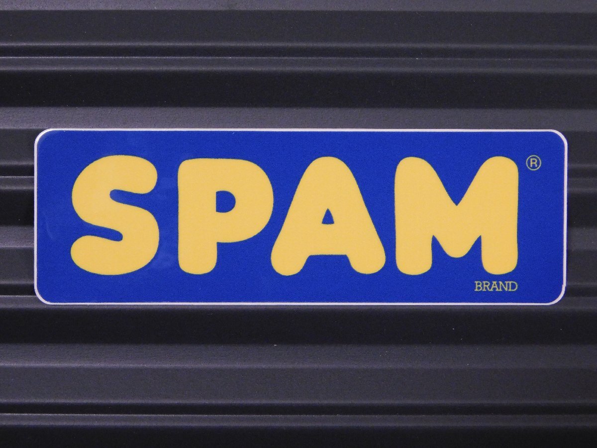 ◆送料\110◆【SPAM・スパム】※《ロゴステッカー/SPAM LOGO・サイズ30×95mm》 ステッカー拍卖