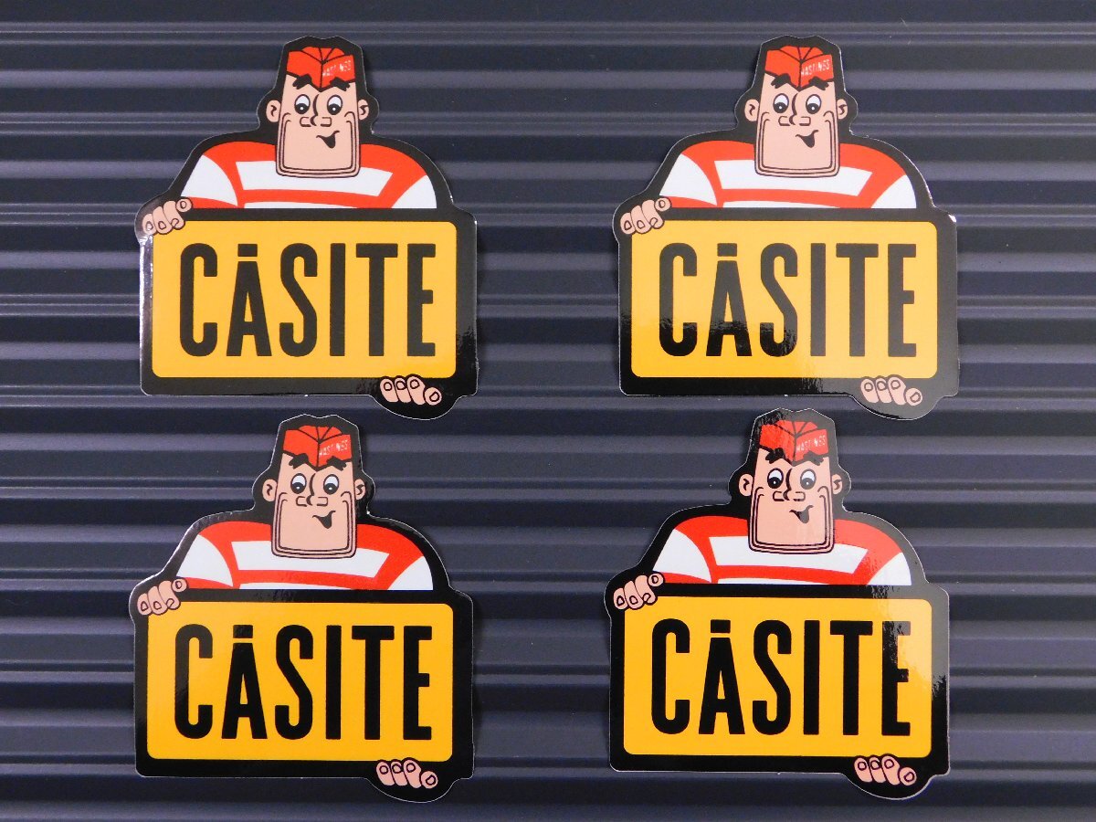 ◆送料\110◆【CASITE・キャサイト】※《レーシングステッカー/4枚セット》 (品番ms147) アメリカン雑貨 ガレージ拍卖