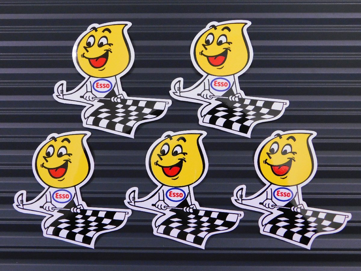◆送料\110◆【ESSOBOY・エッソボーイ】※《レーシングステッカー/5枚セット》 (品番ms143) アメリカン雑貨 ガレージ拍卖